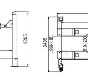 Technische Zeichnung - Gebäudeplan