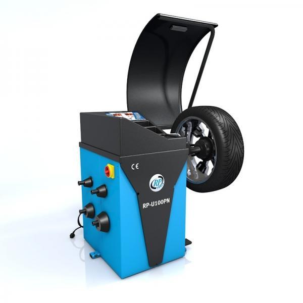 Auswuchtmaschine Reifenmontiermaschine Halbaut. 230V, 10 – 32″ mit LED-Display Rema-Maschinen AG 3