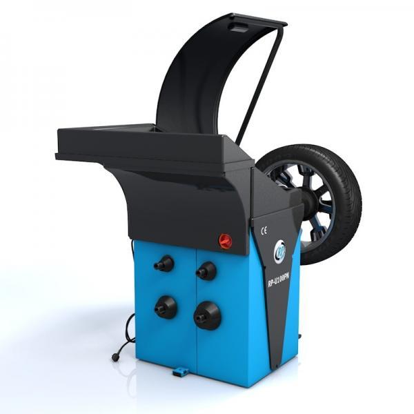 Auswuchtmaschine Reifenmontiermaschine Halbaut. 230V, 10 – 32″ mit LED-Display Rema-Maschinen AG 7