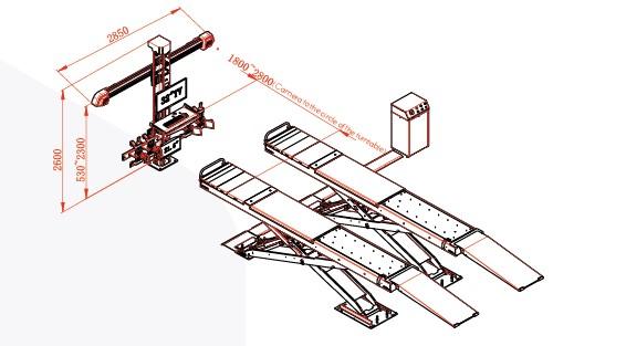 Lenkgeometrie 3D Anlage A750ECN von Corwei (Corghi – Bright) Achsvermessung 4 Lenkgeometrie 3D Anlage A750ECN von Corwei (Corghi – Bright) Rema-Maschinen AG 4