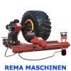 Pneumontiermaschine Reifenmontiermaschine PKW Vollaut. 400V (2 Stufen) 10 – 24″ mit Pneum. Heckschwenksäule HA70L (HA70R) Rema-Maschinen AG
